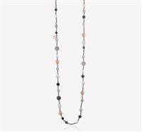 Collana Glamour Donna LELUNE GLAMOUR in Argento Perla LGNK541.2
